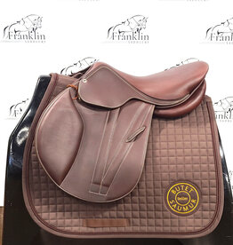 Butet Butet Premium Integrated L 16.5" Seat 2.25 Flap Standard Tree Gold Saddle