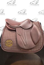 Butet Butet Premium Integrated L 16.5" Seat 2.25 Flap Standard Tree Gold Saddle