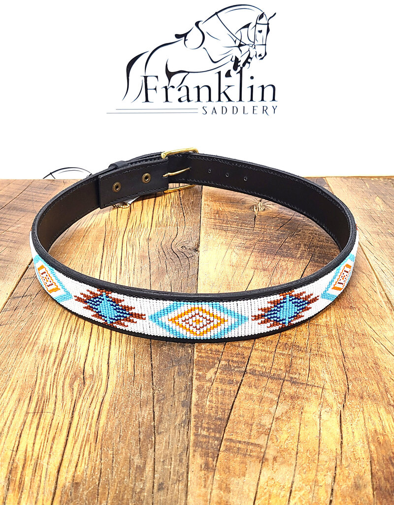 The Kenyan Collection The Kenyan Collection Beth Beaded Belt Aztec Wide