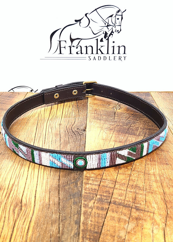 The Kenyan Collection The Kenyan Collection Beaded Belt Jacaranda Standard Width