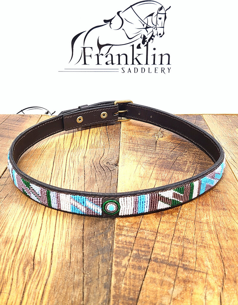 The Kenyan Collection The Kenyan Collection Beaded Belt Jacaranda Standard Width