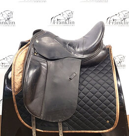 Frank Baines Omni Dressage Saddle 17" Seat Consignment #804