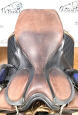 Custom J. Hulsebos Dressage Saddle 17.5" Seat Consignment #805