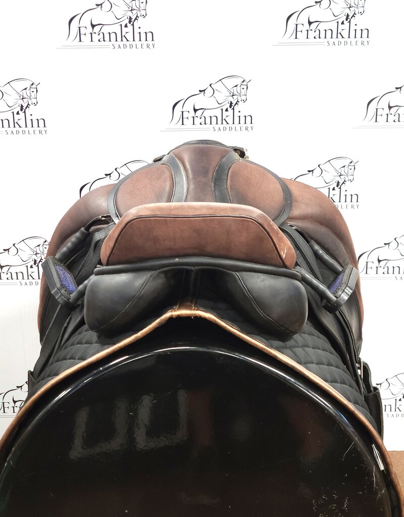 Custom J. Hulsebos Dressage Saddle 17.5" Seat Consignment #805