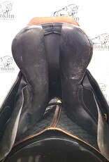 Custom J. Hulsebos Dressage Saddle 17.5" Seat Consignment #805