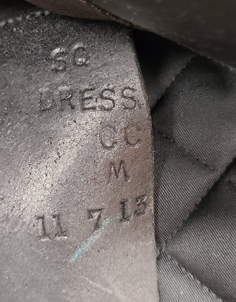 Custom J. Hulsebos Dressage Saddle 17.5" Seat Consignment #805