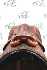 Butet Used Butet Premium Integrated M 17.5" Seat 2 Flap Wide Tree DTF Gold Saddle Consignment #661