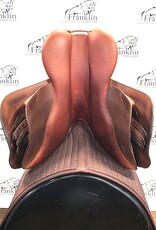 Butet Used Butet Premium Integrated M 17.5" Seat 2 Flap Wide Tree DTF Gold Saddle Consignment #661