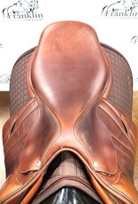 Butet Used Butet Premium Integrated M 17.5" Seat 2 Flap Wide Tree DTF Gold Saddle Consignment #661