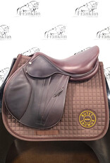 Butet Used Butet Premium M 17.5" Seat 2.5 Flap Extra Wide Tree D+TF Panel Cachou Saddle Consignment #639