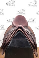 Butet Used Butet Premium M 17.5" Seat 2.5 Flap Extra Wide Tree D+TF Panel Cachou Saddle Consignment #639
