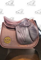 Butet Used Butet Premium M 17.5" Seat 2.5 Flap Extra Wide Tree D+TF Panel Cachou Saddle Consignment #639