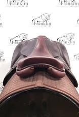 Butet Used Butet Premium M 17.5" Seat 2.5 Flap Extra Wide Tree D+TF Panel Cachou Saddle Consignment #639
