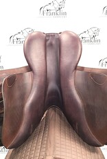Butet Used Butet Premium M 17.5" Seat 2.5 Flap Extra Wide Tree D+TF Panel Cachou Saddle Consignment #639