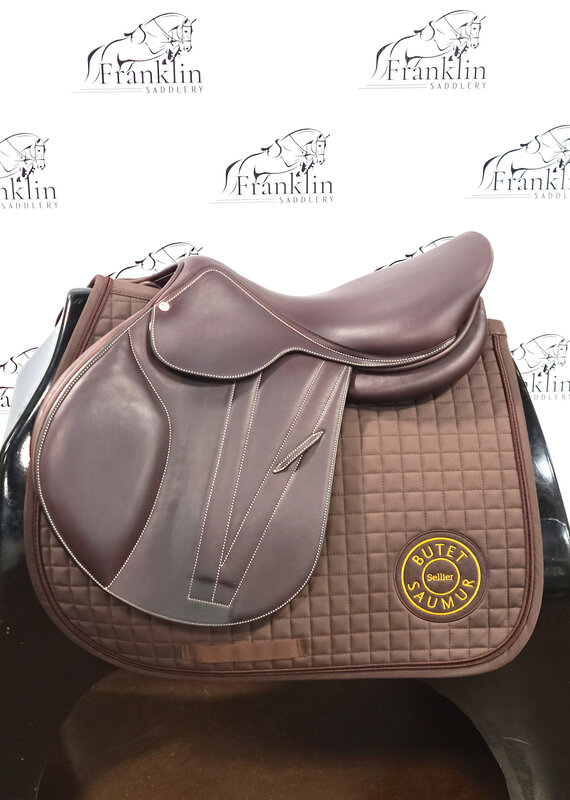 Butet Butet Premium Integrated M 17" Seat 2.5 Flap Wide Tree  DF Cachou Saddle