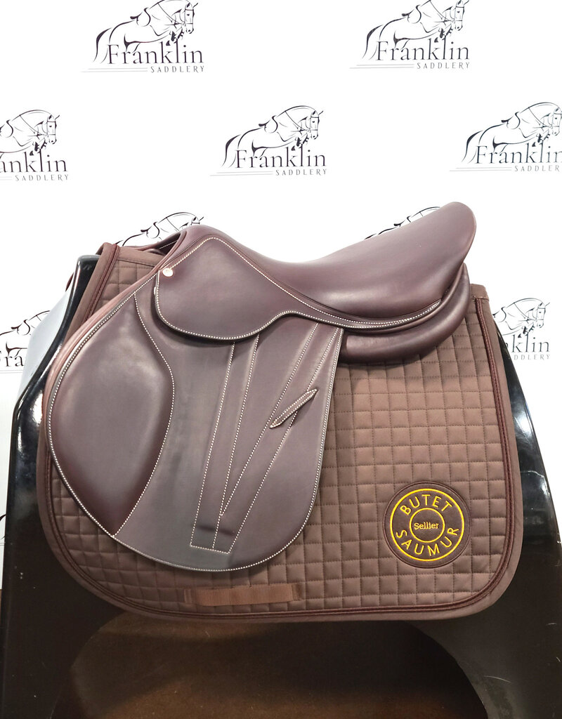 Butet Butet Premium Integrated M 17" Seat 2.5 Flap Wide Tree  DF Cachou Saddle