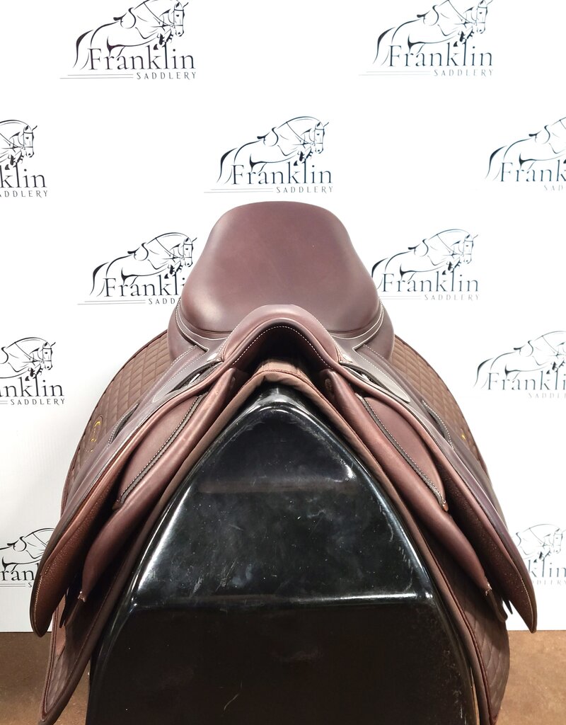 Butet Butet Premium Integrated M 17" Seat 2.5 Flap Wide Tree  DF Cachou Saddle