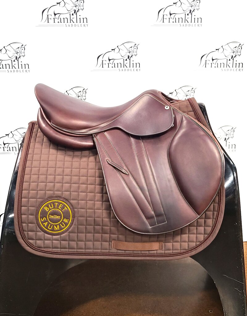 Butet Butet Premium Integrated M 17" Seat 2.5 Flap Wide Tree  DF Cachou Saddle