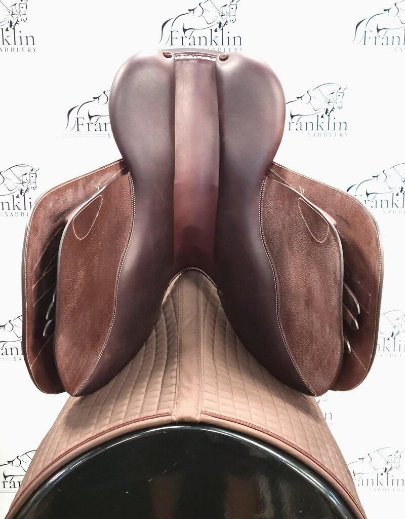 Butet Butet Premium Integrated M 17" Seat 2.5 Flap Wide Tree  DF Cachou Saddle