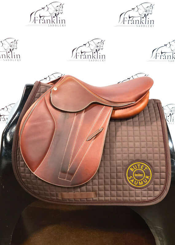 Butet Butet Premium P 16" Seat 2 Flap Standard Tree Gold Saddle