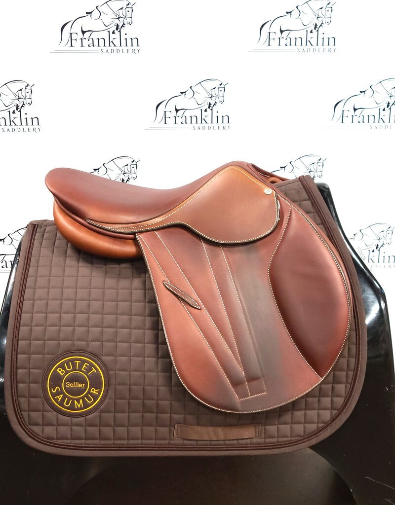Butet Butet Premium P 16" Seat 2 Flap Standard Tree Gold Saddle