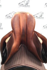 Butet Used Butet Premium Integrated M 17.5 Seat 1.75 Flap Standard Tree Gold Saddle