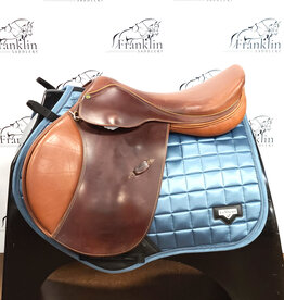 HDR Jumping Saddle 18" Seat MW Tree Consignment #814