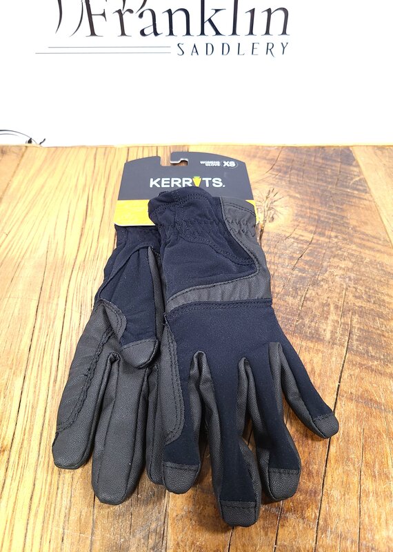 Kerrits Kerrits Icefil Black Gloves