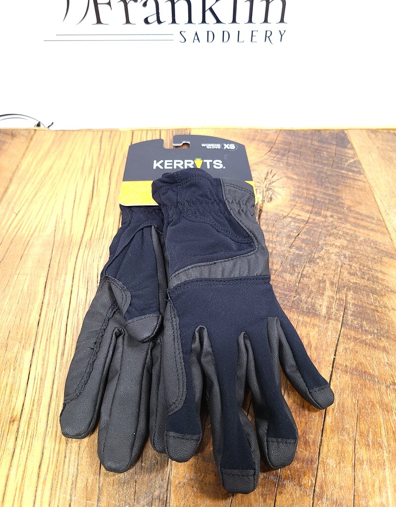 Kerrits Kerrits Icefil Black Gloves