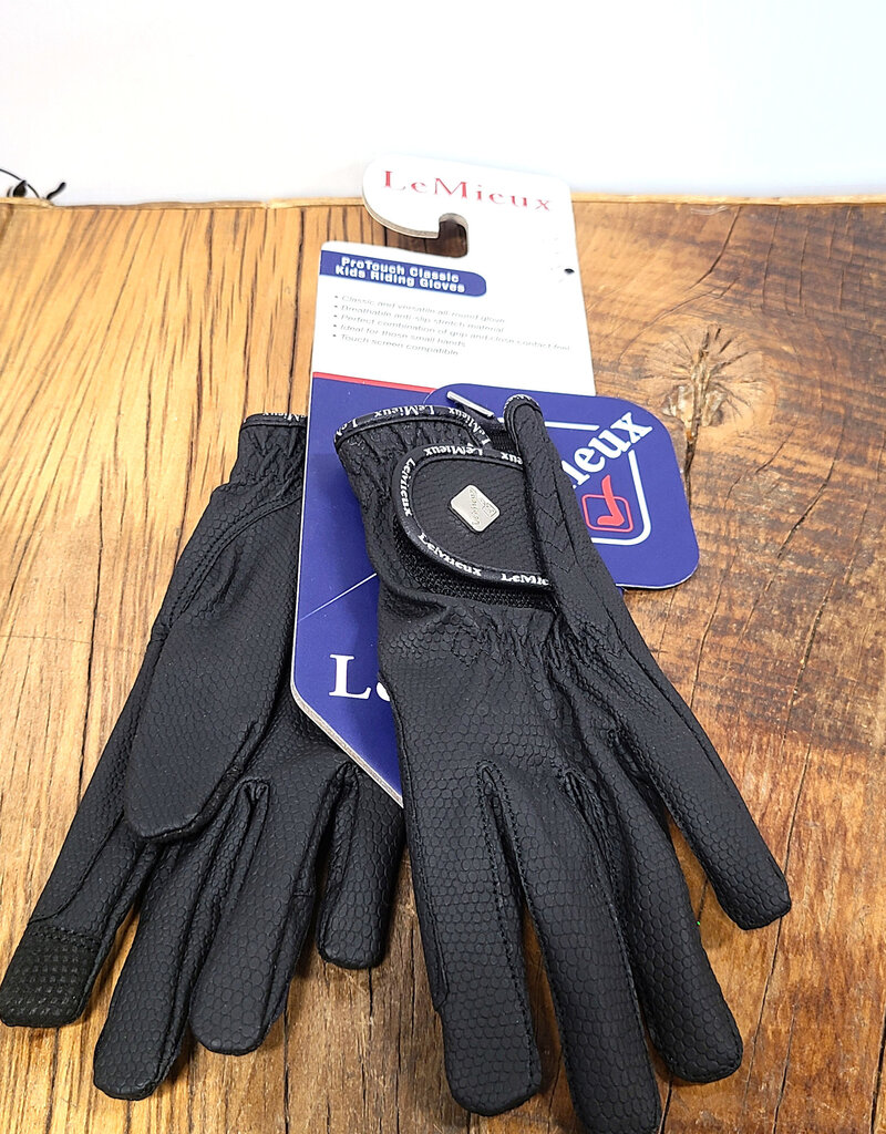 LeMieux LeMieux Junior Classic Riding Glove Black