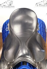 Black All Purpose English Saddle 17" Seat Wide Tree Consignment #815
