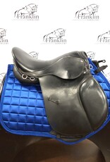 Black All Purpose English Saddle 17" Seat Wide Tree Consignment #815