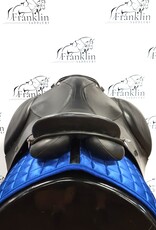 Black All Purpose English Saddle 17" Seat Wide Tree Consignment #815