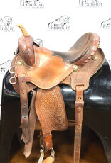 Triple Creek Saddlery  Western Saddle 15" Seat FQHB Consignment #820