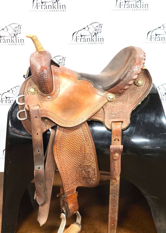 Triple Creek Saddlery  Western Saddle 15" Seat FQHB Consignment #820