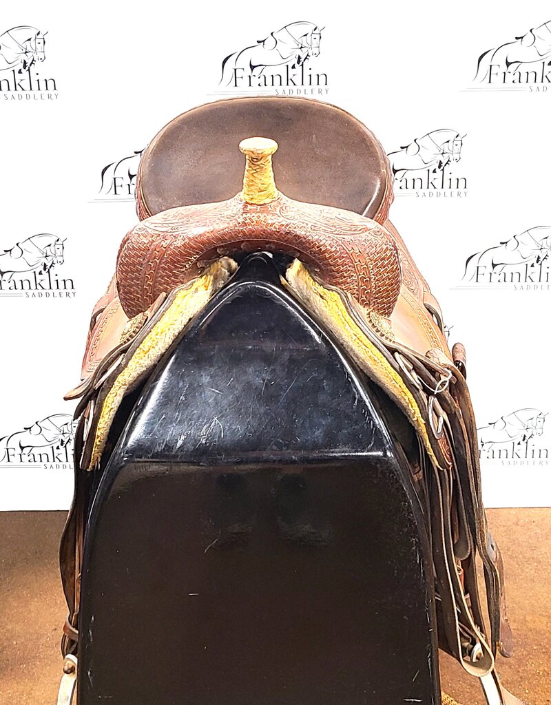 Triple Creek Saddlery  Western Saddle 15" Seat FQHB Consignment #820