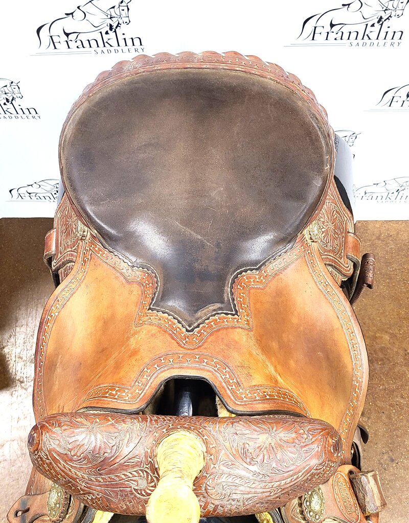 Triple Creek Saddlery  Western Saddle 15" Seat FQHB Consignment #820
