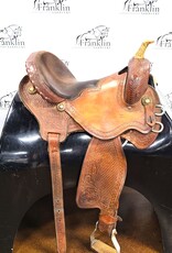 Triple Creek Saddlery  Western Saddle 15" Seat FQHB Consignment #820