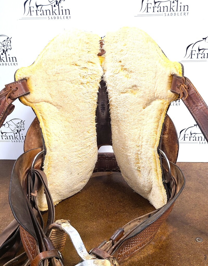 Triple Creek Saddlery  Western Saddle 15" Seat FQHB Consignment #820