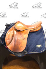 Bruno Delgrange English Saddle 17.5" Seat Consignment #825