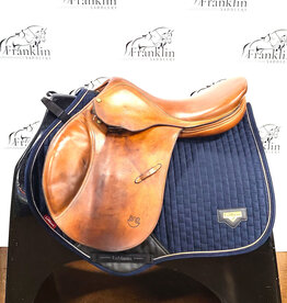 Bruno Delgrange English Saddle 17.5" Seat Consignment #825