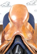 Bruno Delgrange English Saddle 17.5" Seat Consignment #825