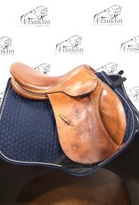 Bruno Delgrange English Saddle 17.5" Seat Consignment #825