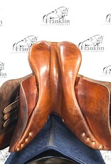 Bruno Delgrange English Saddle 17.5" Seat Consignment #825