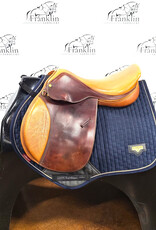 Dover Circuit Jumping Saddle 17" Seat Medium Tree Consignment #821