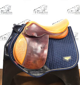 Dover Circuit Jumping Saddle 17" Seat Medium Tree Consignment #821