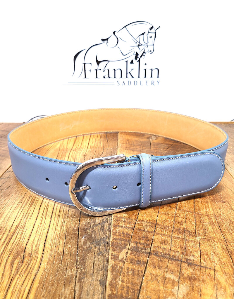 The Tailored Sportsman The Tailored Sportsman In Contrast Belt Sky/Silver