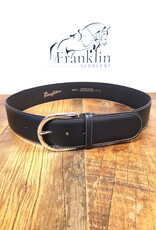 The Tailored Sportsman The Tailored Sportsman In Contrast Belt Black/Silver