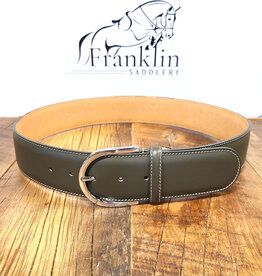 The Tailored Sportsman The Tailored Sportsman In Contrast Belt Dark Olive/Silver
