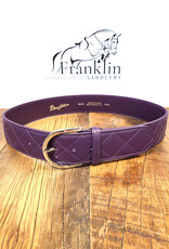 The Tailored Sportsman The Tailored Sportsman Quilted C Belt Grape/Silver